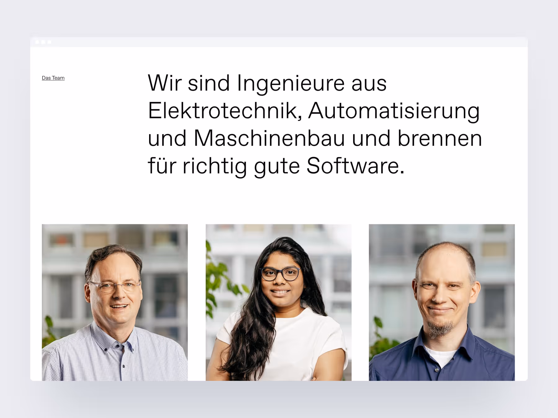 Screenshot of a film evening announcement on the website