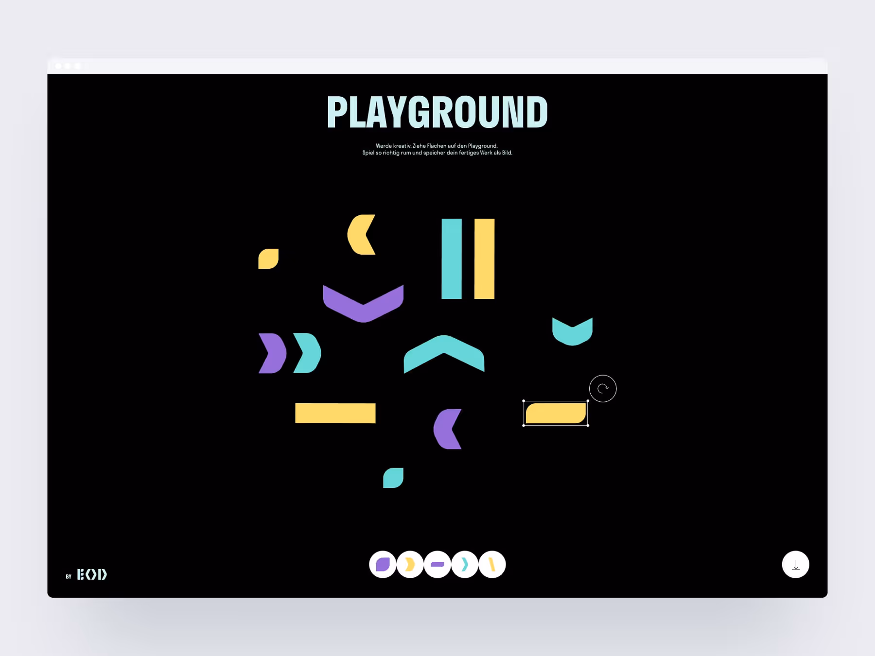 Screenshot of a film evening announcement on the website