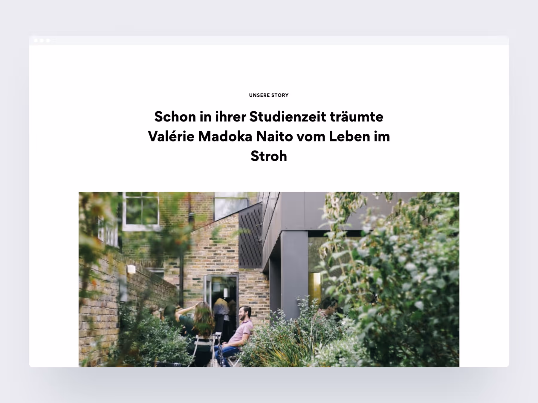 Full-width screenshot of the website